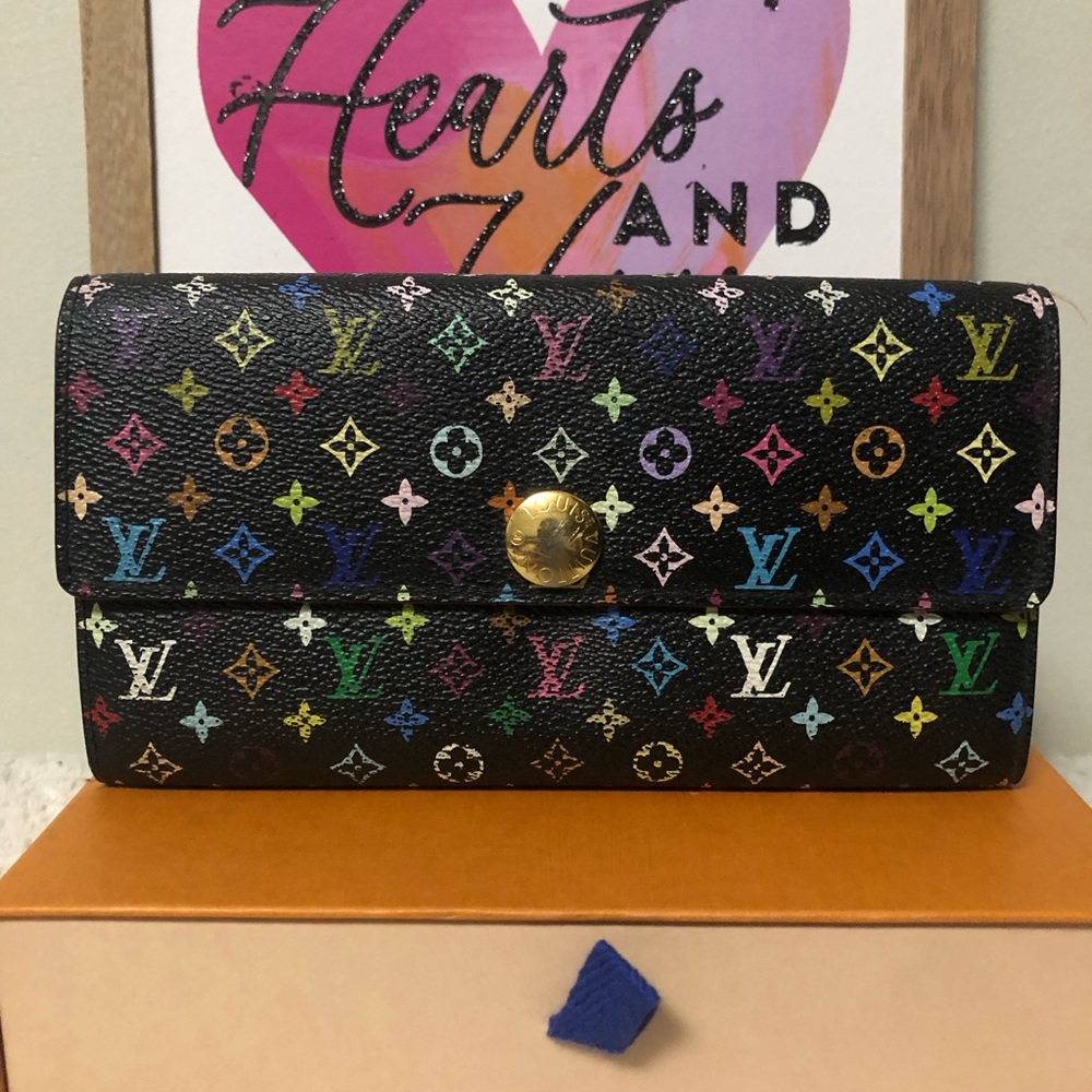 Multi color sarah wallet